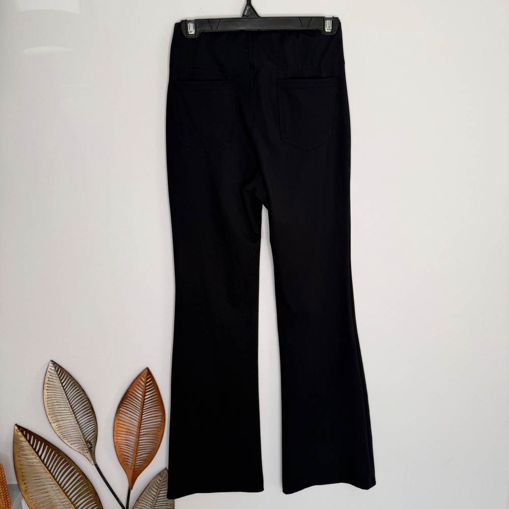 Halara Black High Waisted Flare Pants Workwear Stretch Small Regular - Picture 8 of 8